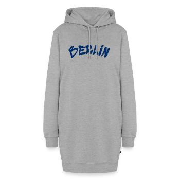 Berlin - Allemagne - Allemagne - Porte de Brandebourg - Sweat-shirt à capuche long Femme - gris chiné - Devant