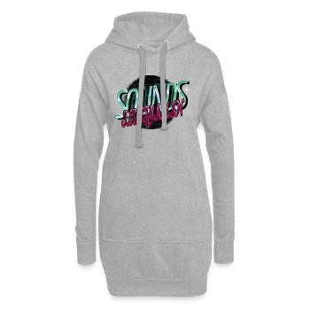 cool funny quote purrfection cat behavior fun - Hoodie-Kleid - Grau meliert - Vorne