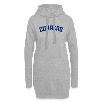 Curacao - Est 1499 - Dutch Caribbean - Karibik - Hoodie-Kleid - Grau meliert - Vorne