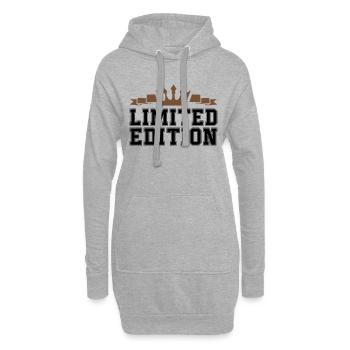 édition limitée - Sweat-shirt à capuche long Femme - gris chiné - Devant