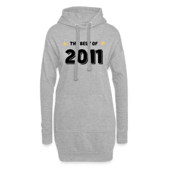 Das Beste aus 2011 - Hoodie-Kleid - Grau meliert - Vorne