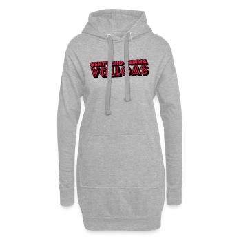 Geht'scho Gemma Vollgas - Hoodie-Kleid - Grau meliert - Vorne