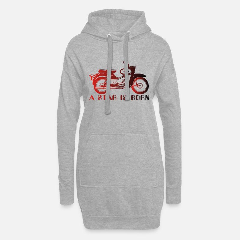 Simson Star is Born - Hoodie-Kleid - Grau meliert