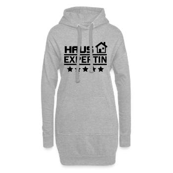 haus expertin - Hoodie-Kleid - Grau meliert - Vorne