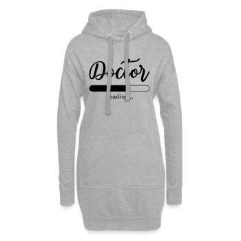 Docteur Docteur Études médicales Étudiant en médecine Docteur - Sweat-shirt à capuche long Femme - gris chiné - Devant