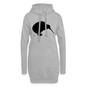 Kiwi - Hoodie-Kleid - Grau meliert - Vorne
