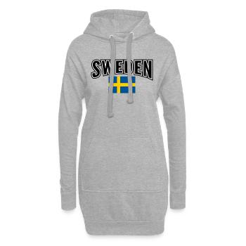 Schweden - Hoodie-Kleid - Grau meliert - Vorne