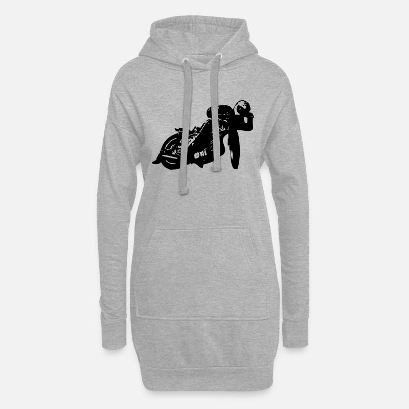 speedway - Hoodie-Kleid - Grau meliert