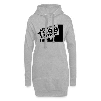 Jahr 1998 limited edition - Hoodie-Kleid - Grau meliert - Vorne