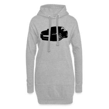German Sportwaagen - Hoodie-Kleid - Grau meliert - Vorne