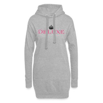 Deluxe Luxus Baby - Hoodie-Kleid - Grau meliert - Vorne