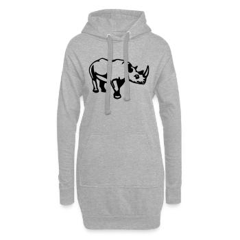 nashorn - Hoodie-Kleid - Grau meliert - Vorne
