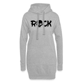 ROCK - Hoodie-Kleid - Grau meliert - Vorne