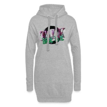 blagues drôles golf drôlegolfCadeaux - Sweat-shirt à capuche long Femme - gris chiné - Devant