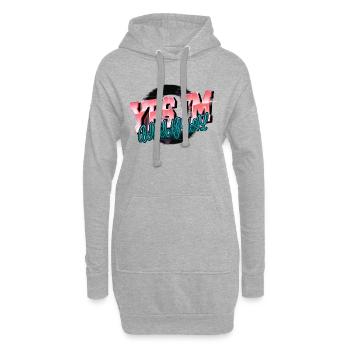 cool analyst awesome computer science - Hoodie-Kleid - Grau meliert - Vorne