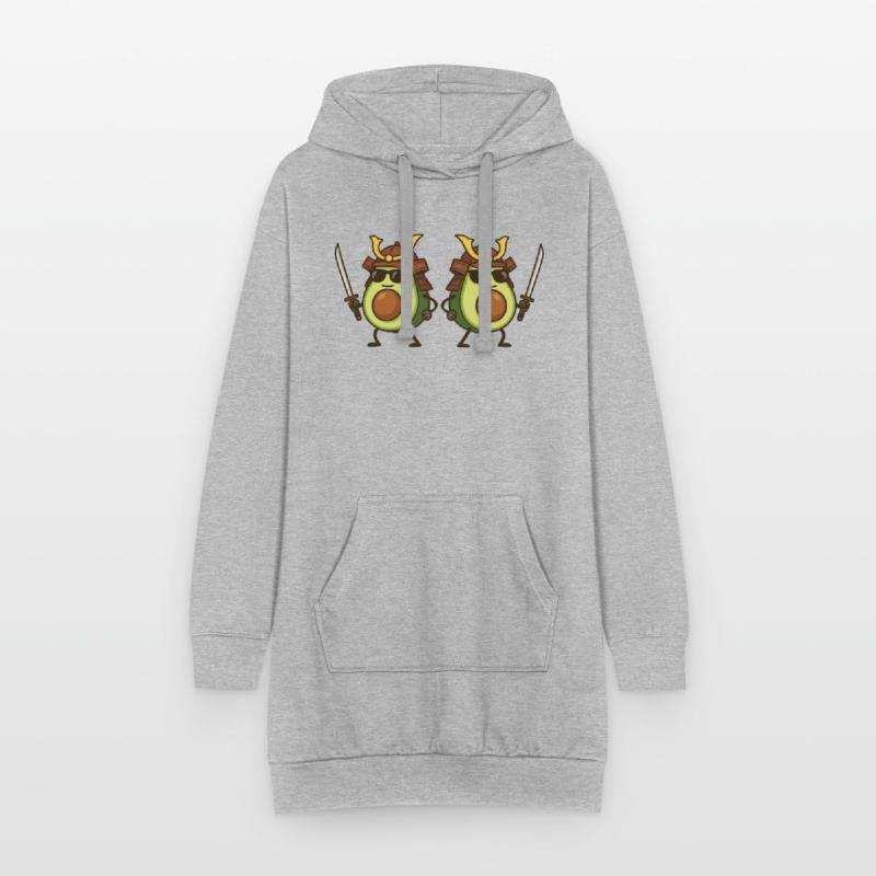 Avocat Samouraï 2 Sweat-shirt à capuche long Femme