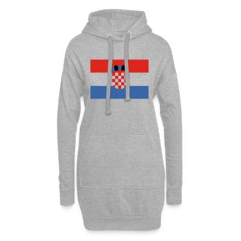Kroatien - Hoodie-Kleid - Grau meliert - Vorne
