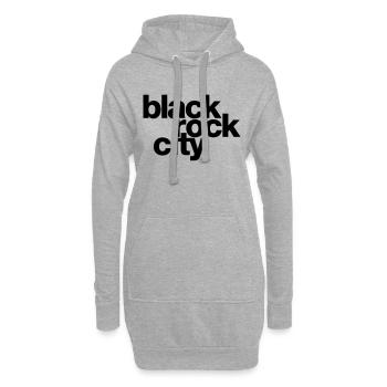 Black Rock City - Hoodie-Kleid - Grau meliert - Vorne