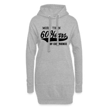 MORE THAN 60 Years OF EXPERIENCE - Hoodie-Kleid - Grau meliert - Vorne