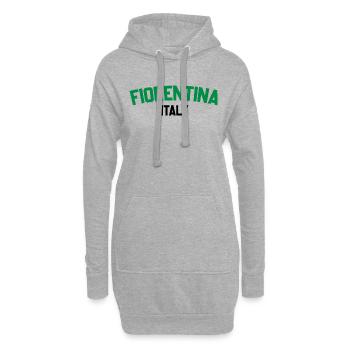 Fiorentina Italien - Hoodie-Kleid - Grau meliert - Vorne
