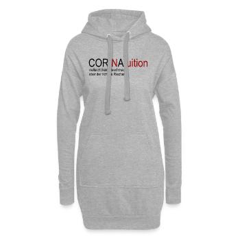 Top moderner T-Shirt Design Must have 2024 - Hoodie-Kleid - Grau meliert - Vorne