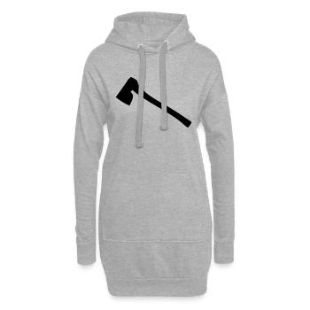 AXT - Hoodie-Kleid - Grau meliert - Vorne