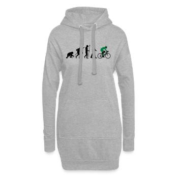 evolution_radfahrer_052012_d_2c - Hoodie-Kleid - Grau meliert - Vorne