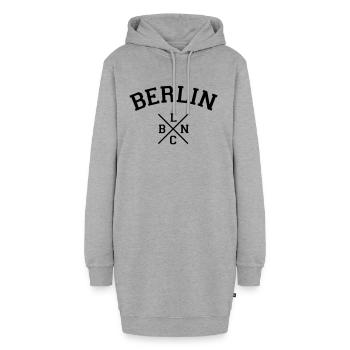 Berlin - BLNC - Hoodie-Kleid - Grau meliert - Vorne