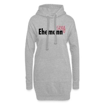 Sexy Ehemann - Hoodie-Kleid - Grau meliert - Vorne