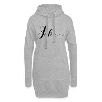 julia - Hoodie-Kleid - Grau meliert - Vorne