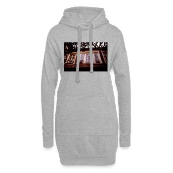 Homey - Hoodie-Kleid - Grau meliert - Vorne