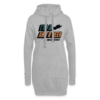 golfiphonecase drôle parcours de golf drôle bowling - Sweat-shirt à capuche long Femme - gris chiné - Devant