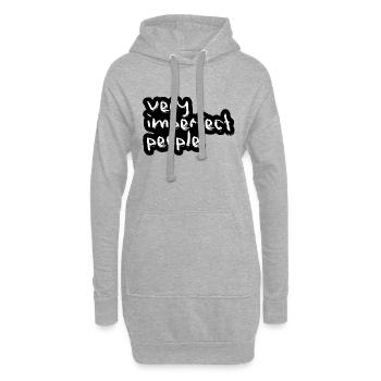 Personnes très imparfaites - Sweat-shirt à capuche long Femme - gris chiné - Devant