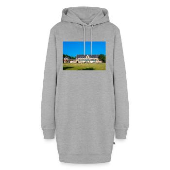 Le palais impérial de Goslar (Kaiserpfalz) Goslar - Sweat-shirt à capuche long Femme - gris chiné - Devant
