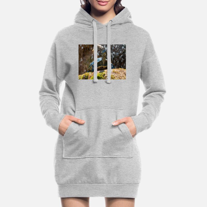 Trachemys scripta scripta scripta Sweat-shirt à capuche long Femme