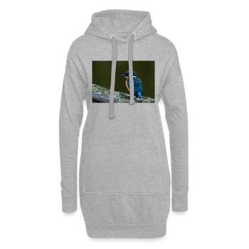 000 1295 Affinity - Hoodie Dress - heather grey - Front