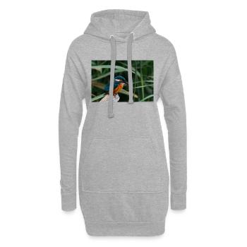 000 1338 DxO - Hoodie Dress - heather grey - Front