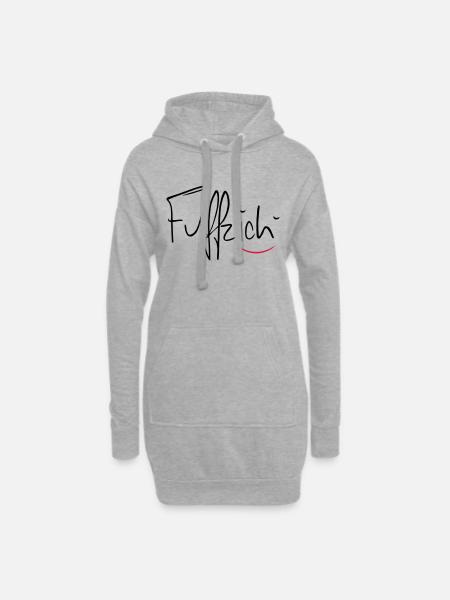 fünfzig - Hoodie-Kleid - Grau meliert