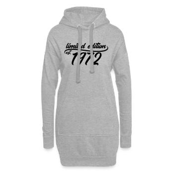Limited Edition est 1972 - Hoodie-Kleid - Grau meliert - Vorne