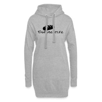 Eigenbrötler - Hoodie-Kleid - Grau meliert - Vorne
