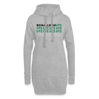 Schallschutz UTZ UTZ UTZ zweifarbig - Hoodie-Kleid - Grau meliert - Vorne
