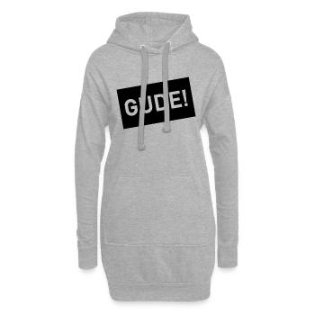 Gude Francfort ! - Sweat-shirt à capuche long Femme - gris chiné - Devant