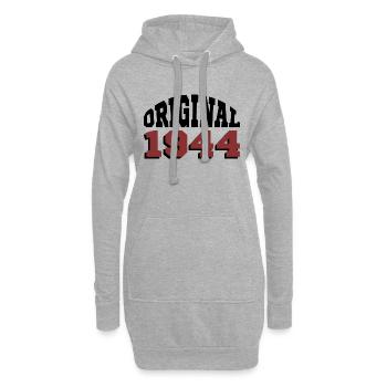Original 1944 - Hoodie-Kleid - Grau meliert - Vorne