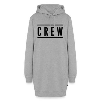 équipage - Sweat-shirt à capuche long Femme - gris chiné - Devant