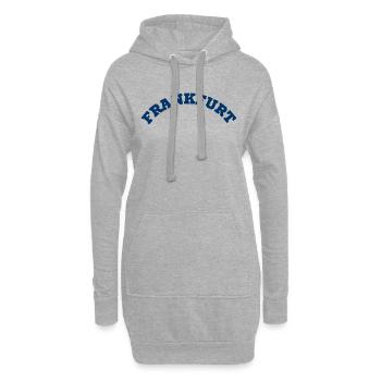Frankfurt - Hoodie-Kleid - Grau meliert - Vorne