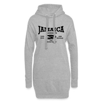 rudeboys jamaica trojan - Hoodie-Kleid - Grau meliert - Vorne