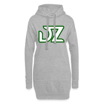 DZ Algérie - Sweat-shirt à capuche long Femme - gris chiné - Devant