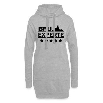 bau experte - Hoodie-Kleid - Grau meliert - Vorne