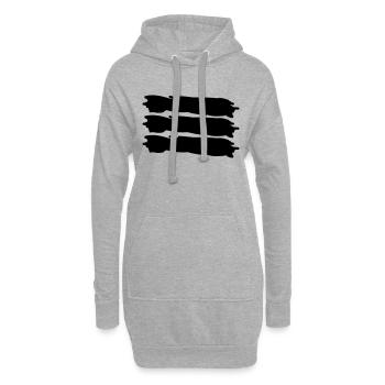 deutschland - Hoodie-Kleid - Grau meliert - Vorne