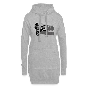 Trial - Hoodie-Kleid - Grau meliert - Vorne